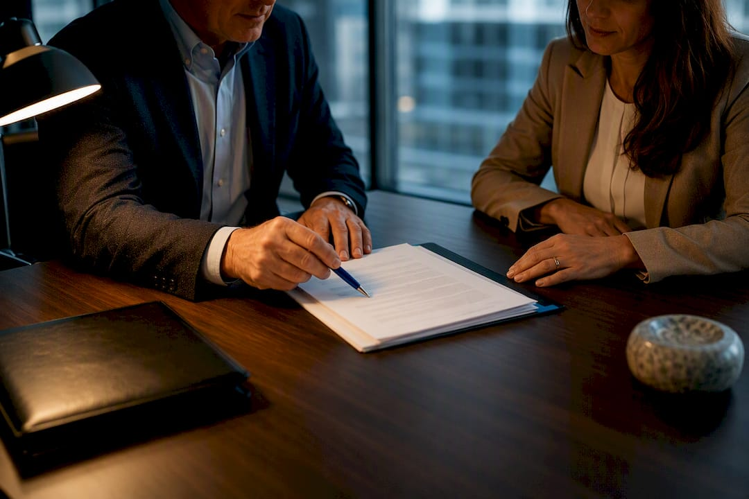 Adviser reviewing an LLC operating agreement